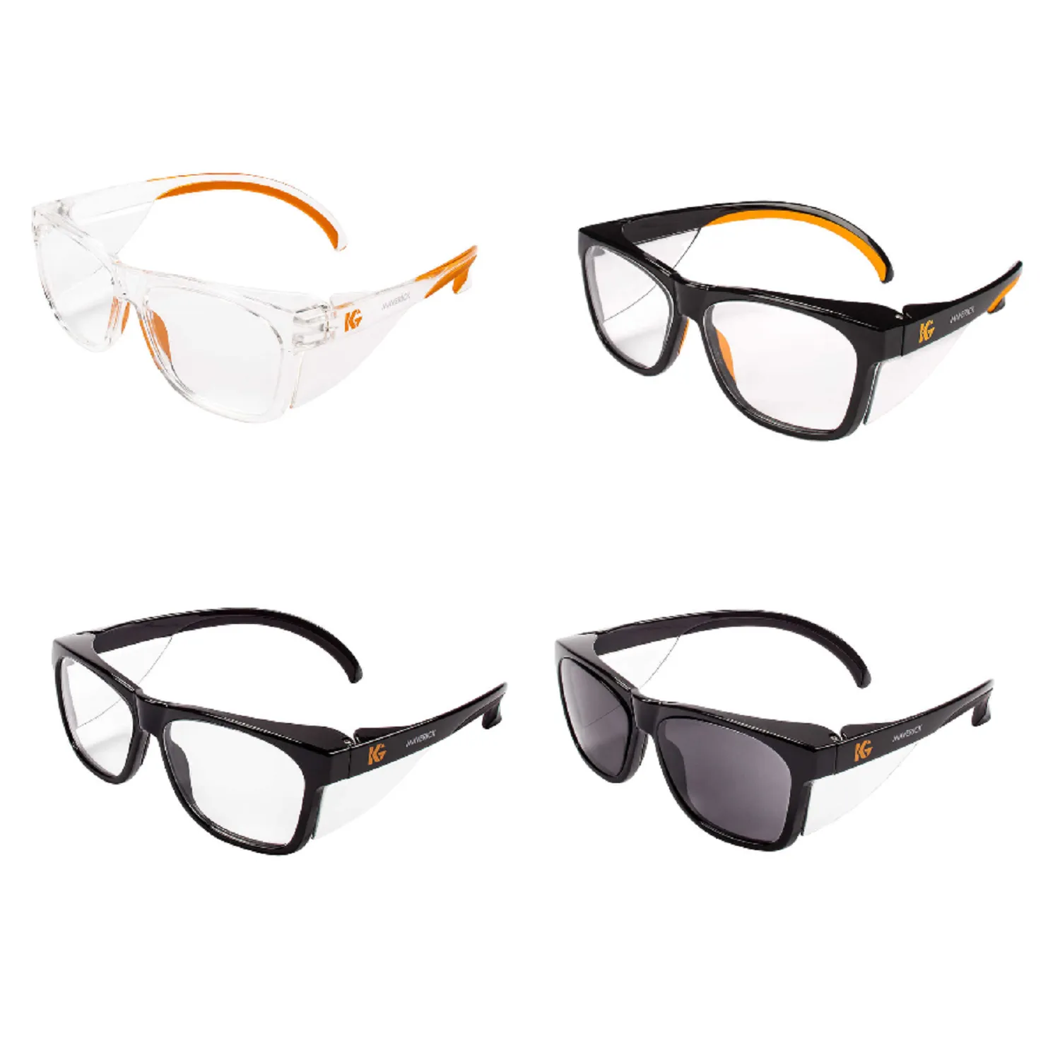 Kleenguard Maverick Safety Glasses with Intergrated Side Shields