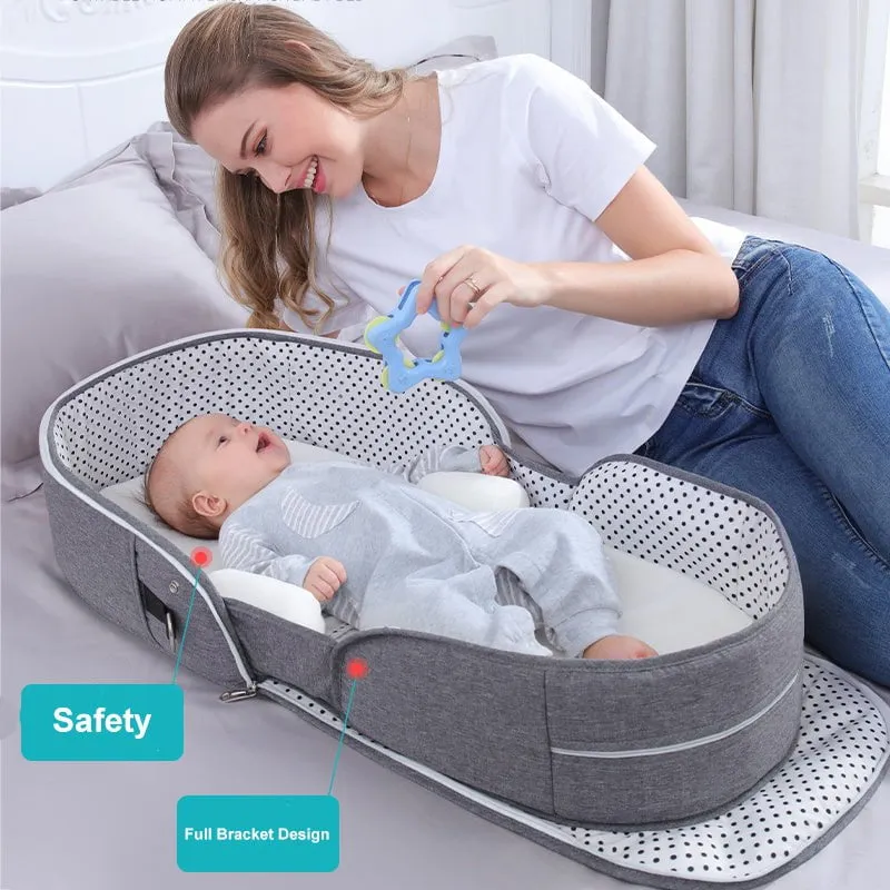 LovelyRLovely Portable Removable Folding Baby Crib Bag