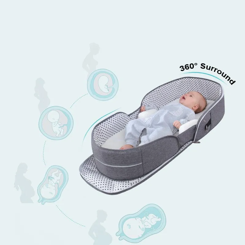 LovelyRLovely Portable Removable Folding Baby Crib Bag