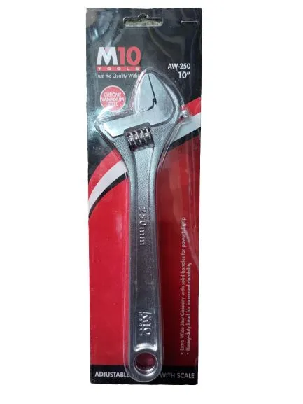 M10 Adjustable Wrench | Sizes : 4" - 24" | Model : ADJ-AW100 to ADJ-AW600