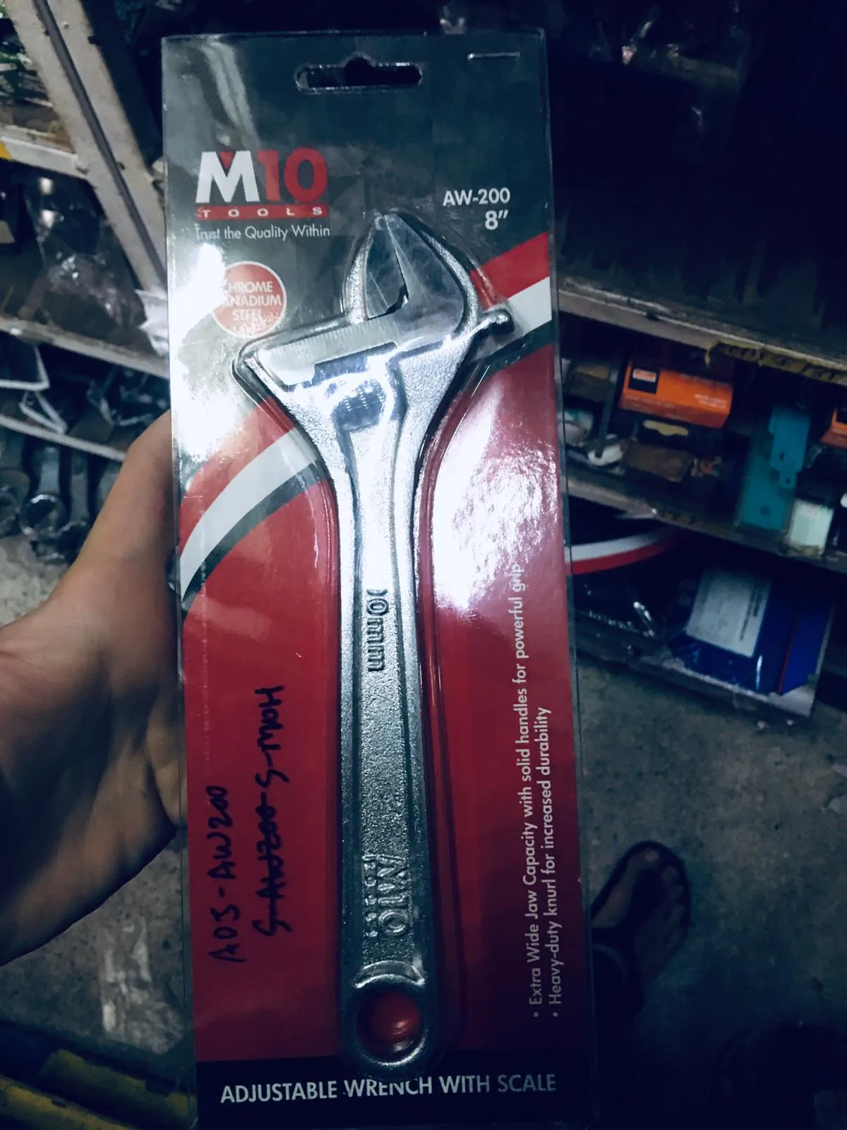 M10 Adjustable Wrench | Sizes : 4" - 24" | Model : ADJ-AW100 to ADJ-AW600