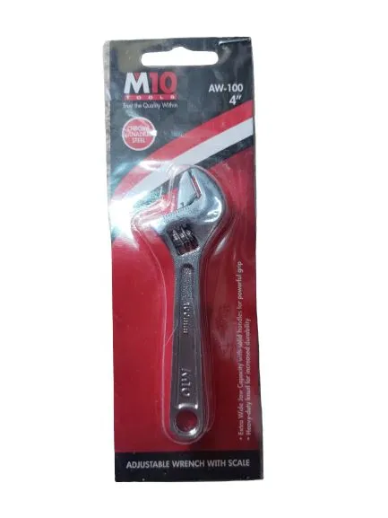 M10 Adjustable Wrench | Sizes : 4" - 24" | Model : ADJ-AW100 to ADJ-AW600