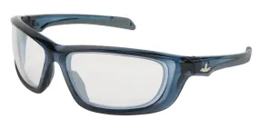 MCR Safety UD1 Dark Blue Frame, I/O Clear Mirror