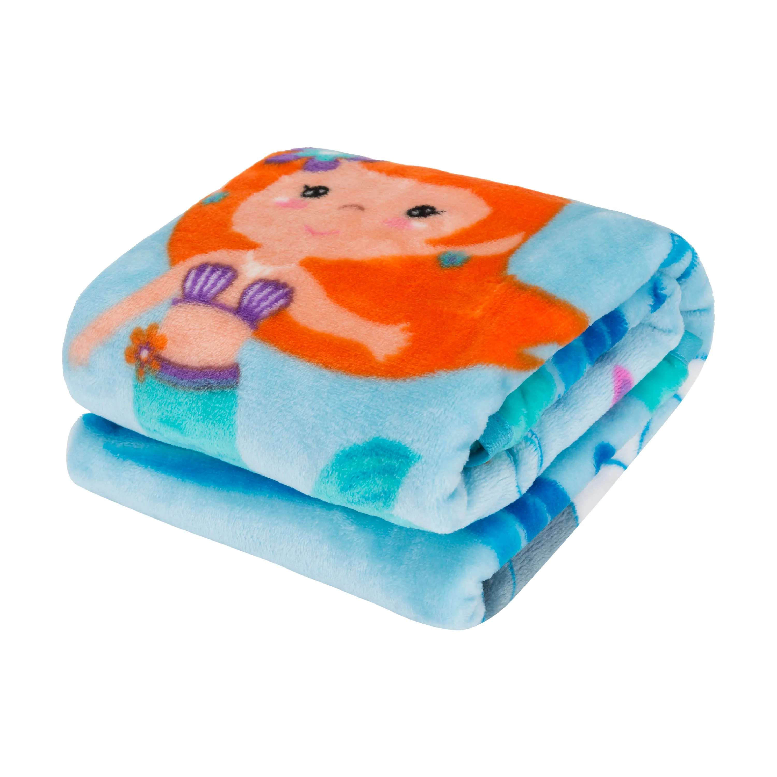 Mermaids Undersea Adventure Toddler Throw Blanket