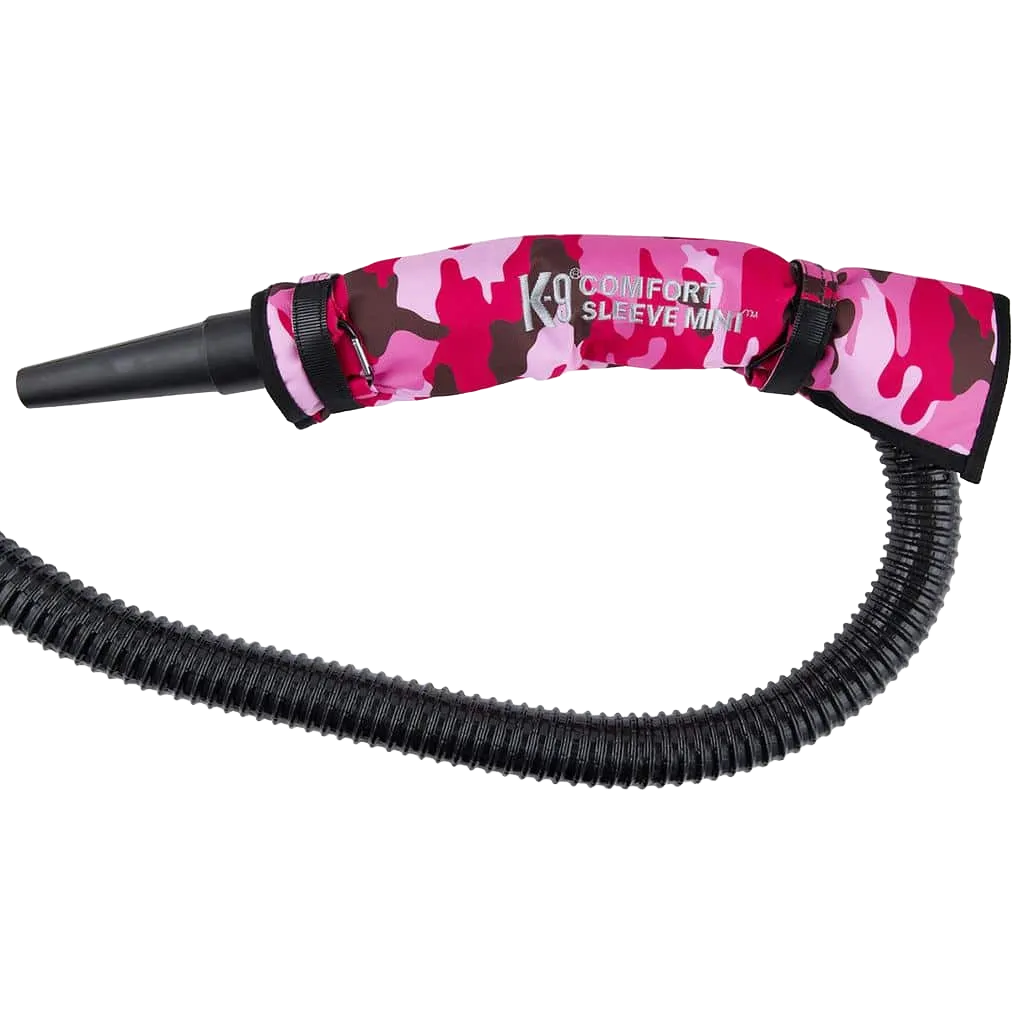 Mini Pink Camo Comfort Sleeve for Dryer Hose by Electric Cleaner