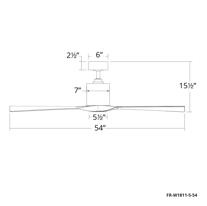 Modern Forms FR-W1811-5 Aviator 5 54" Ceiling Fan