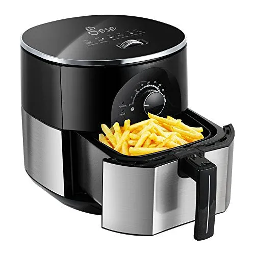 Multifunctional air fryer with recipe book