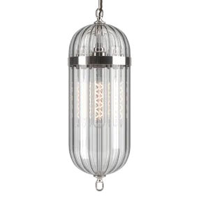 Nickel Pendant Lantern Aston