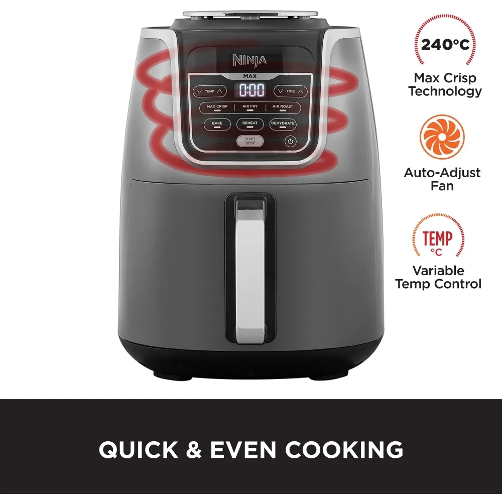 Ninja AF160UK Air Fryer MAX 5.2L, Grey