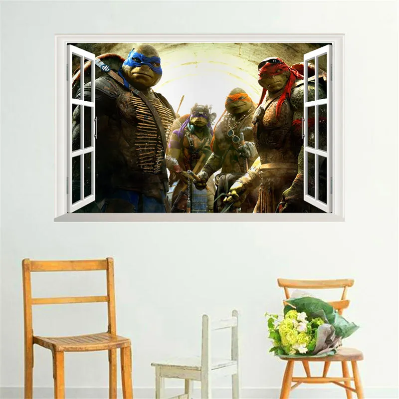 Ninja Turtles Window Wall Decal