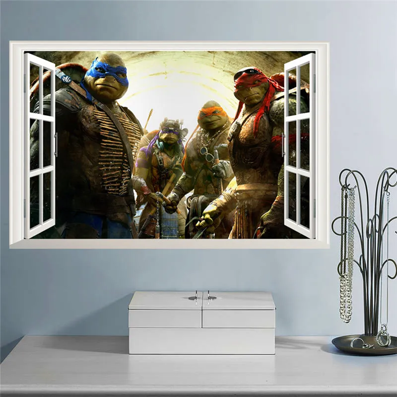 Ninja Turtles Window Wall Decal