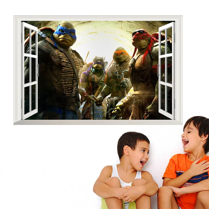 Ninja Turtles Window Wall Decal