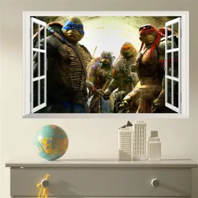 Ninja Turtles Window Wall Decal