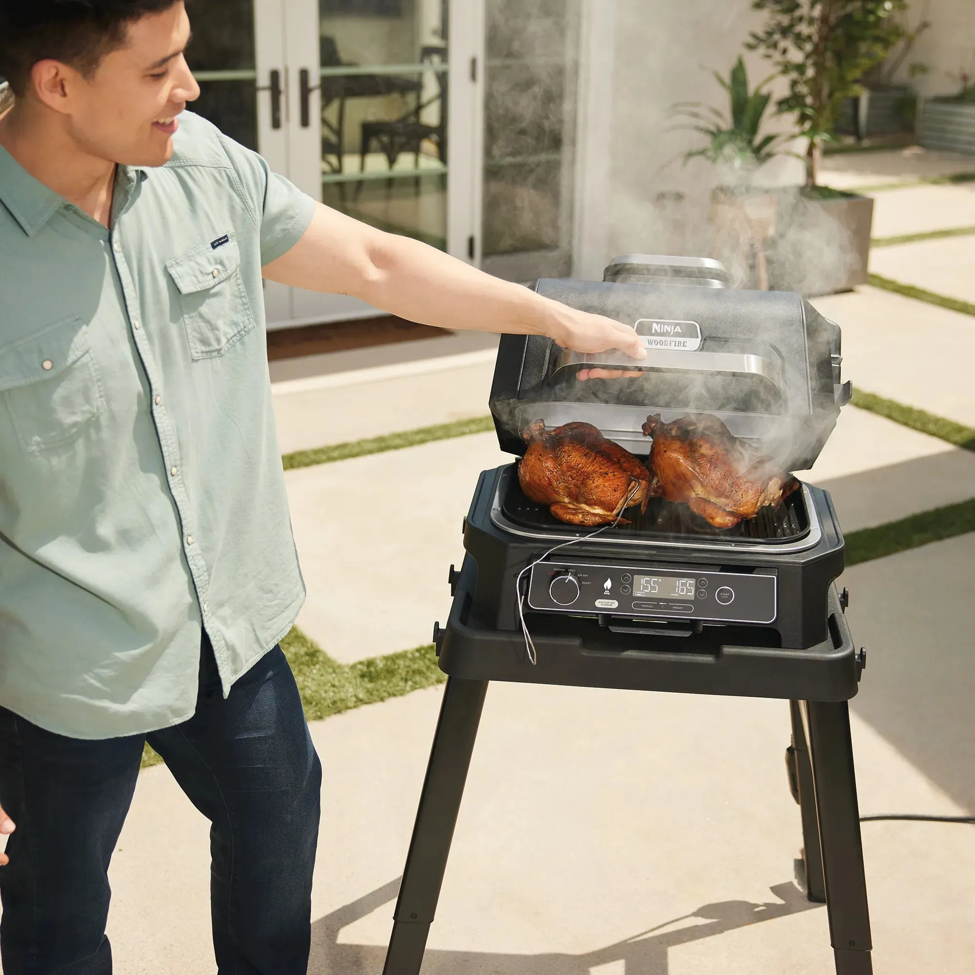 Ninja Woodfire Pro XL Outdoor Electric BBQ Grill & Smoker