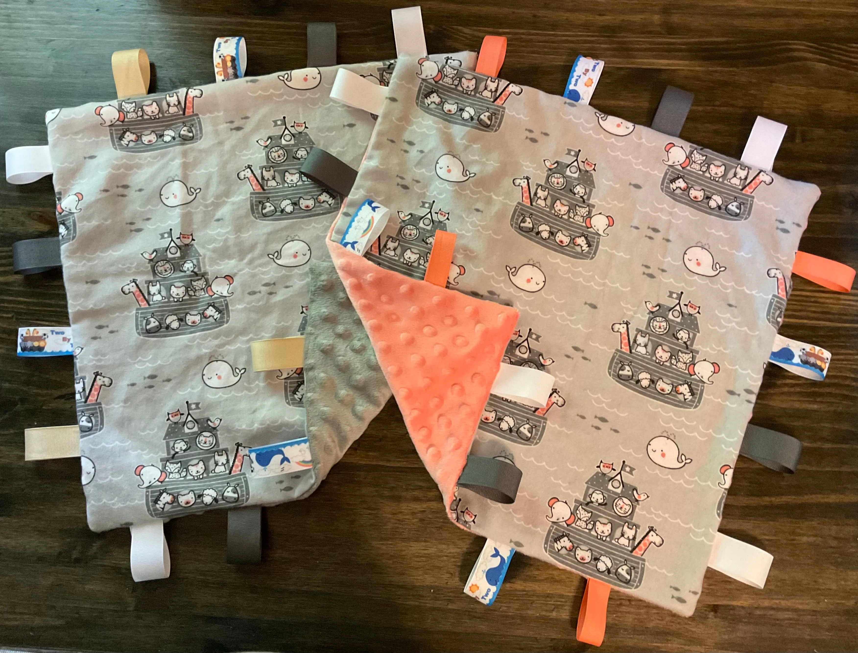 Noah Ark Taggie Blanket