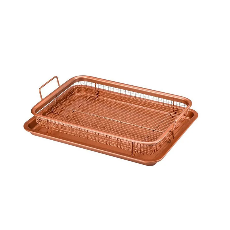 Nonstick Air Fryer Basket & Crisper Tray