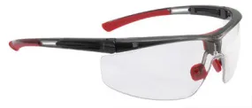 North By Honeywell Adaptec Safety Glasses With Wide Size Black Frame And Clear 4A Anti-Fog (10 Pair)