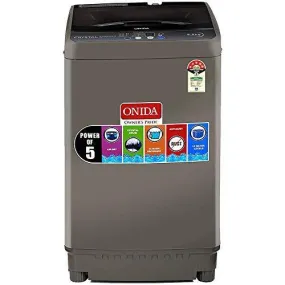 Onida 5.5 Kg 5 Star Fully-Automatic Top Loading Washing Machine (T55CGN, Grey)