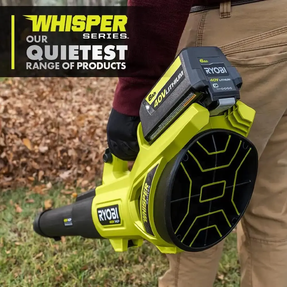 Open Box -  RYOBI 40V HP Brushless Whisper Series 160 MPH 650 CFM Cordless Battery Leaf Blower (Tool Only)