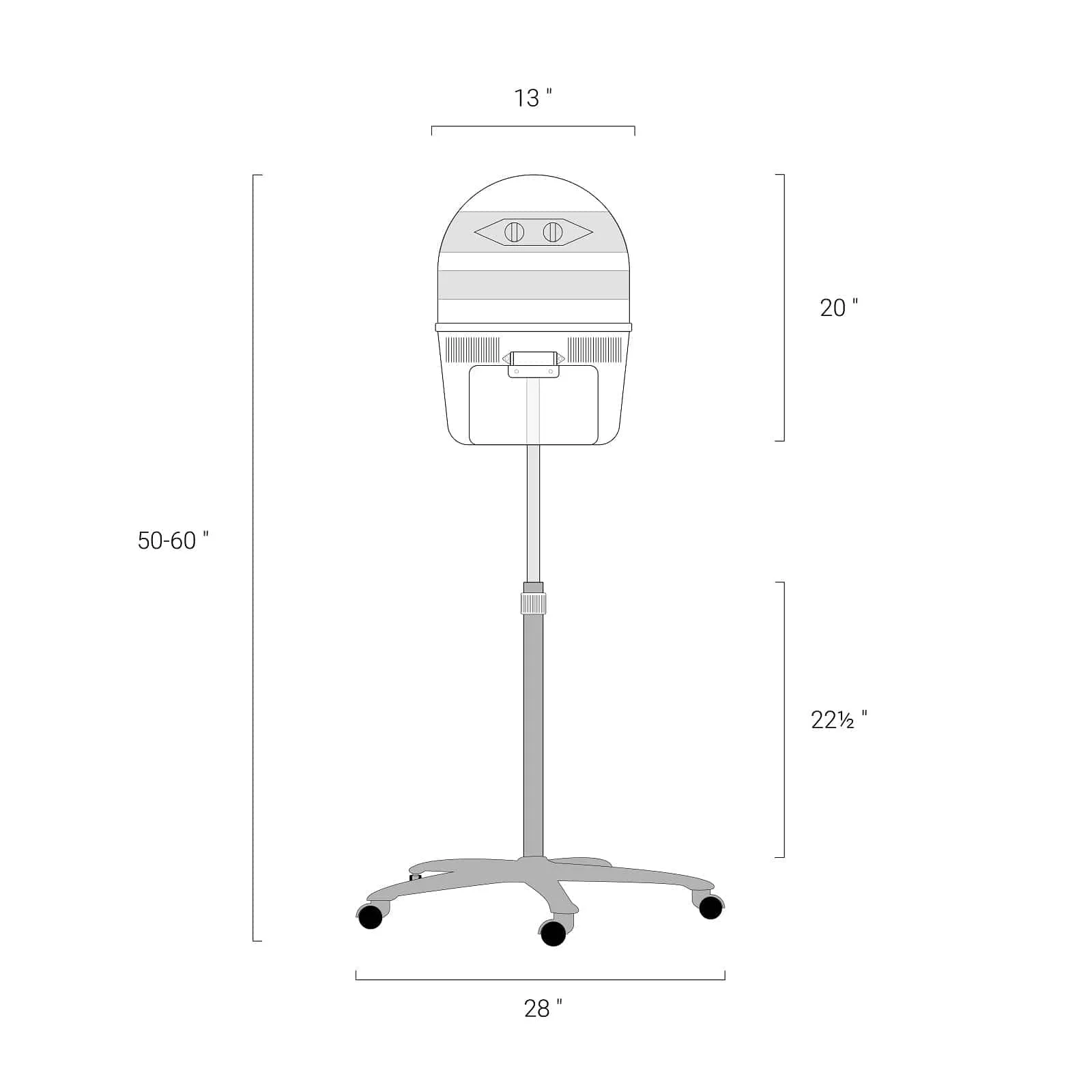 ORIA II Hair Dryer On Stand