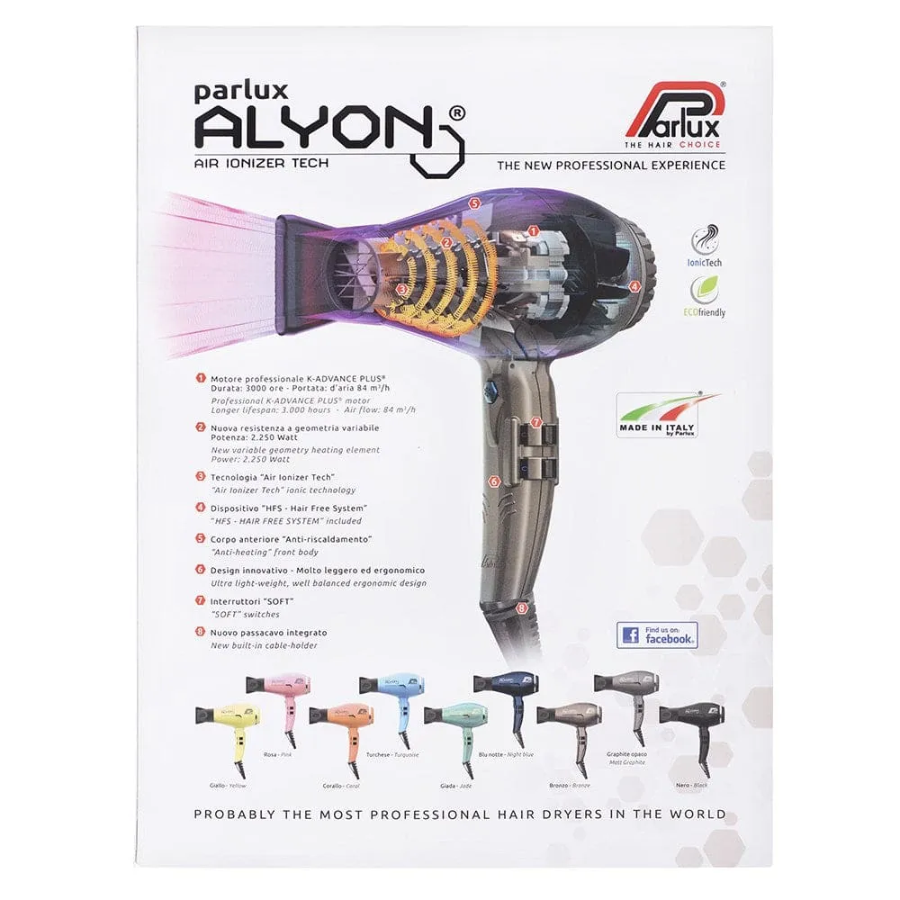 Parlux Alyon Air Ionizer Dryer - Bronze 2250W