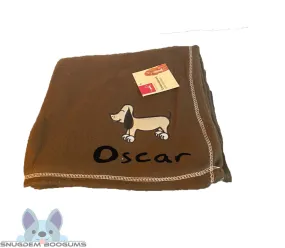 Personalised Dog fleece blanket