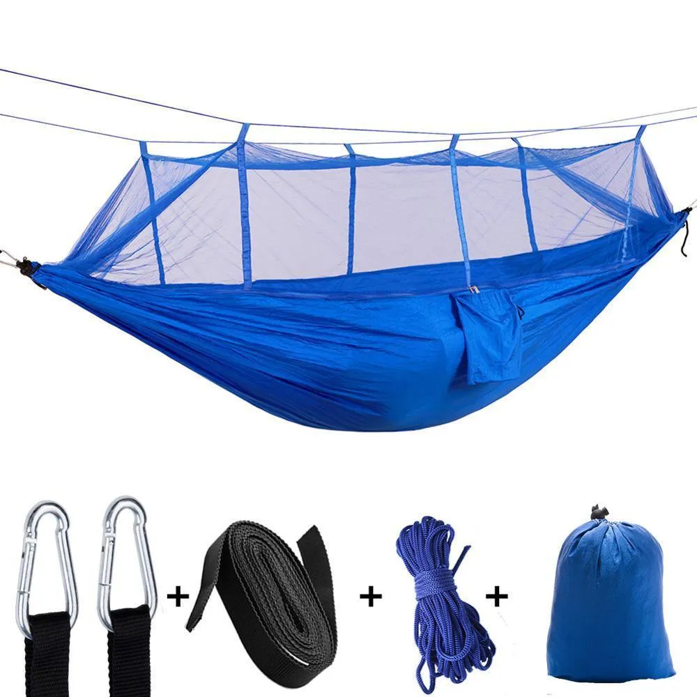 Portable Camping Hammock with Mosquito Net - 2 Person