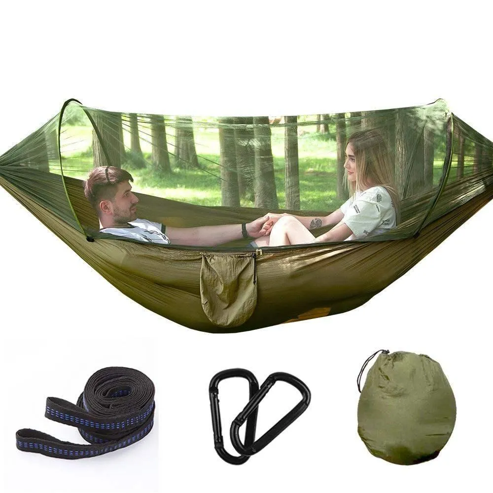 Portable Camping Hammock with Mosquito Net - 2 Person