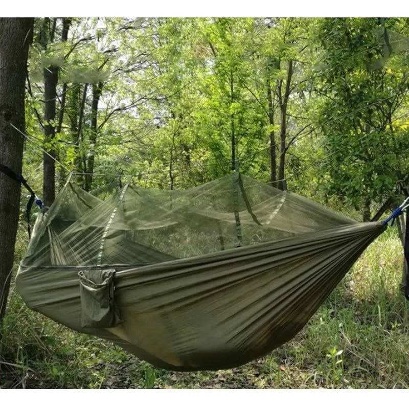 Portable Camping Hammock with Mosquito Net - 2 Person