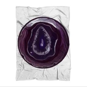 Purple Rock Sublimation Throw Blanket