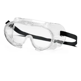 Pyramex G204 Chemical Goggle Clear Frame and Lens, One Size, 1 Each