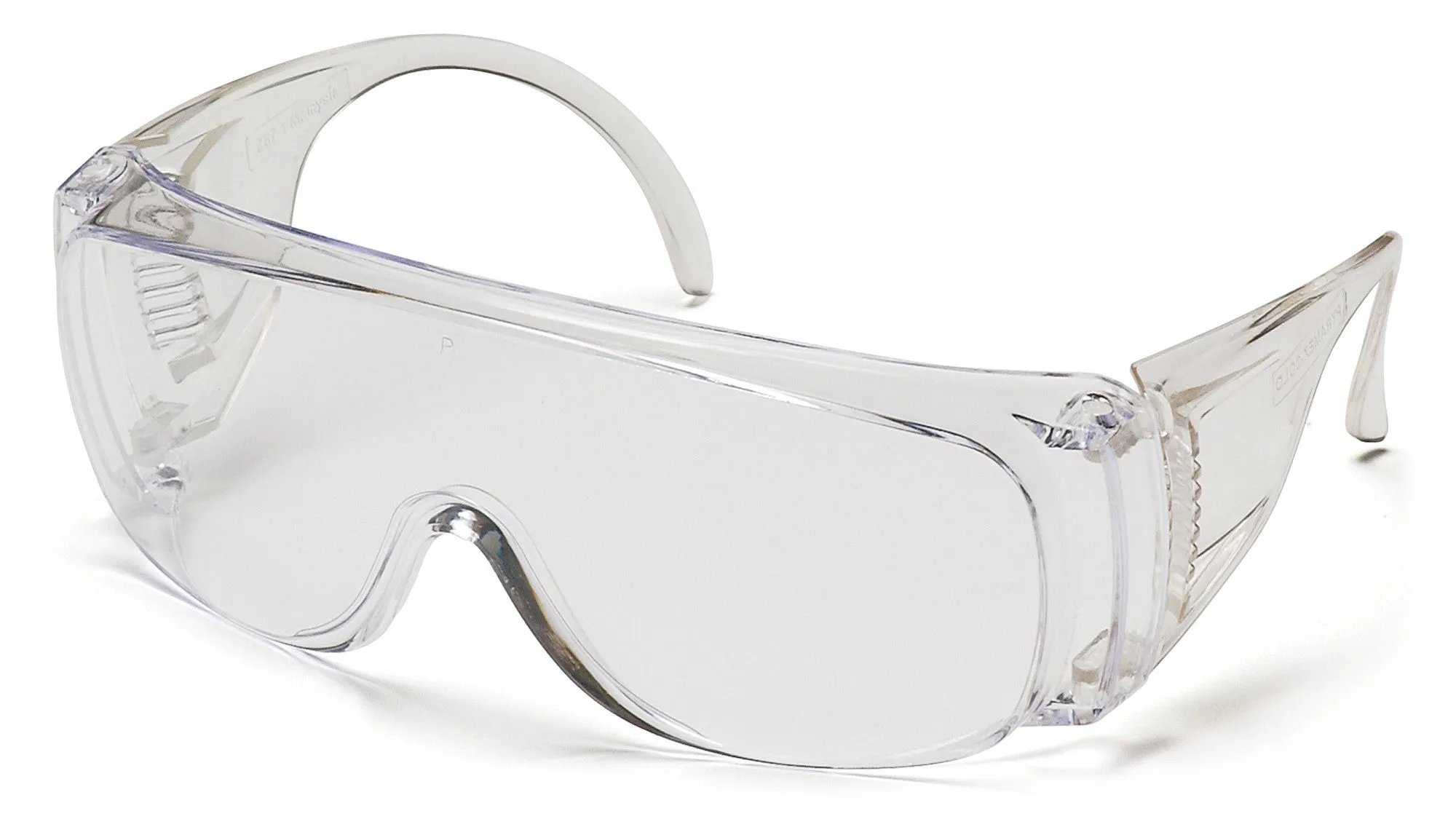 Pyramex S510S Solo Clear Safety Glasses W/ Clear Lens (12 each)