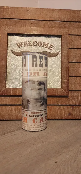 "Butch Cassidy WANTED" 20 oz. tumbler