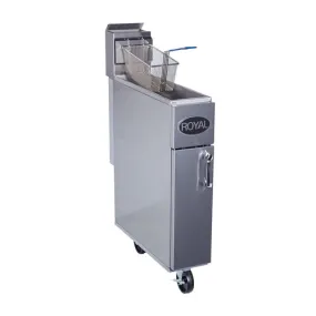 ROYAL RANGE RFT-25 gas fryer add-on with 25 lb oil capacity and 38,000 BTU