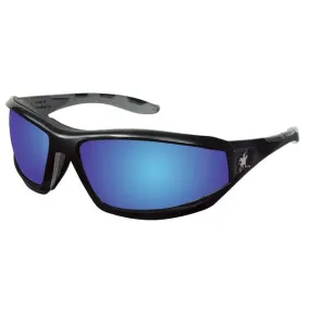 RP218B MCR Safety RP2 Series Safety Glasses, Blue Diamond Mirror Lens