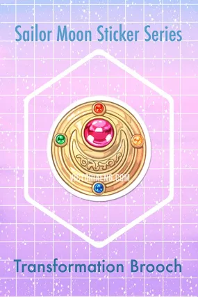 Sailor Moon - Transformation Brooch Sticker