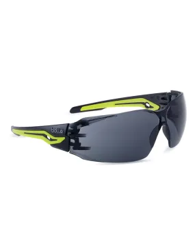 Silex Plus Safety Glasses Platinum - Smoke