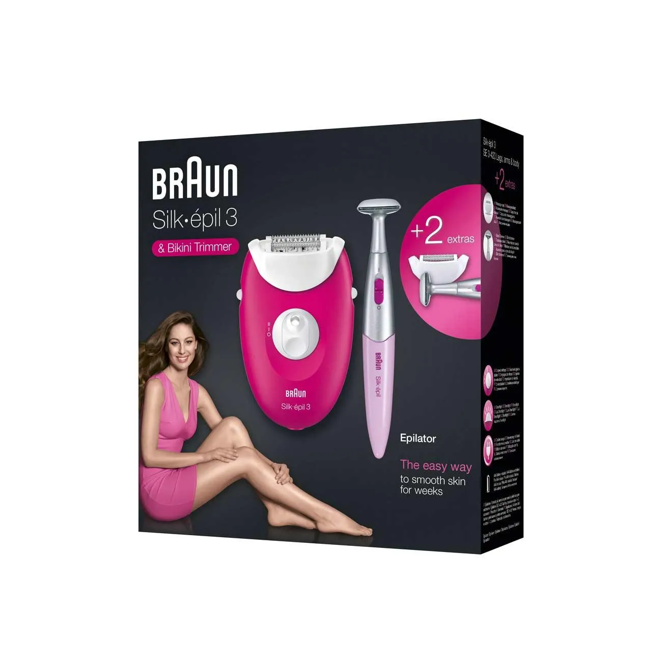 Silk-épil3  3-240 Epilator Set