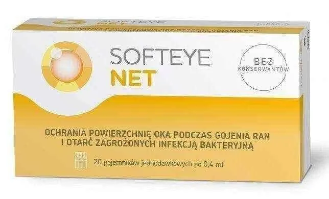 Softeye Net eye gel x 20 containers of 0.4ml