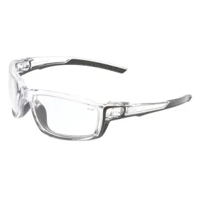 SR410 MCR Safety Swagger SR4 Series Safety Glasses, Clear Lens, Clear Frame