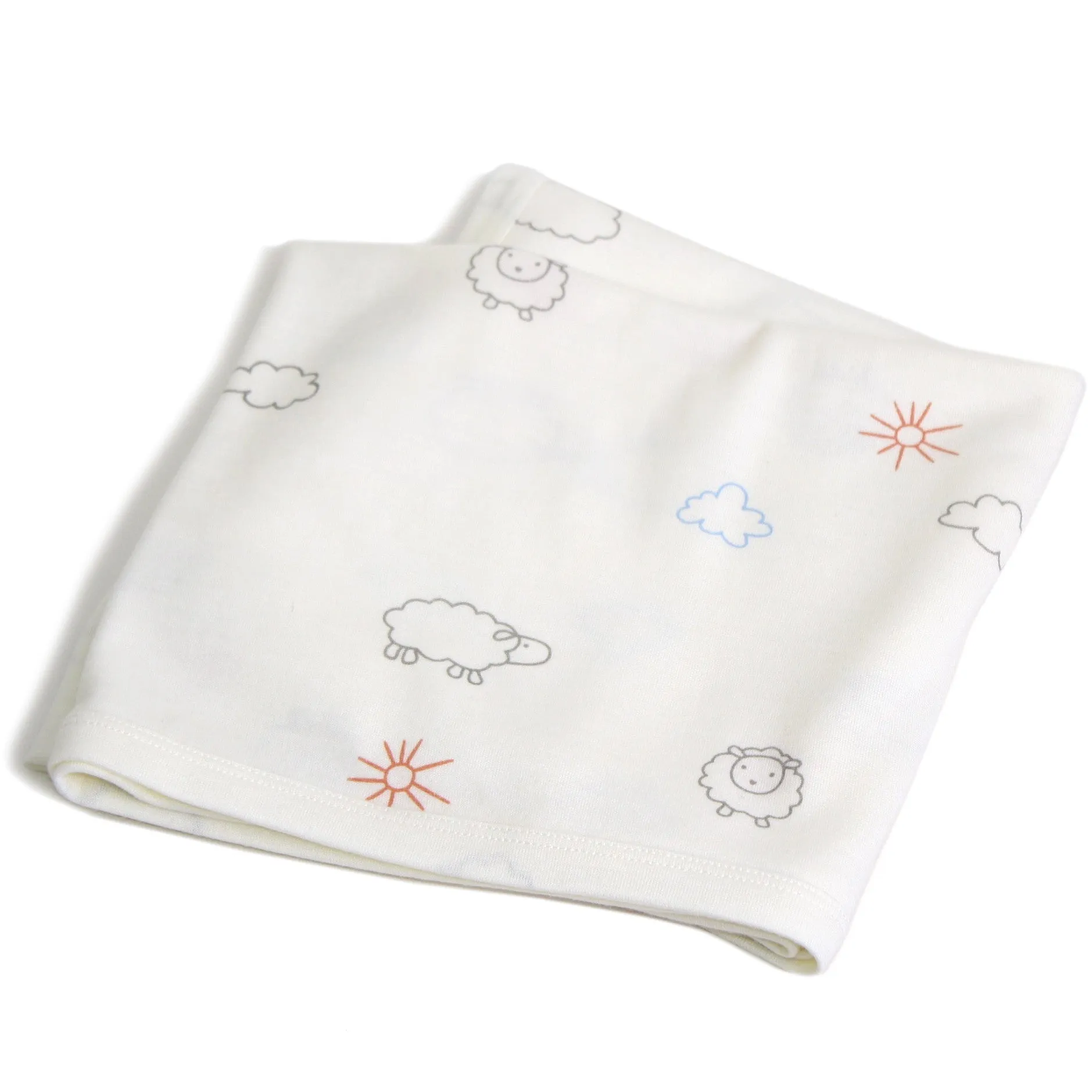 Swaddle Blanket, Merino Wool, Newborn to 3 Months, Sheep