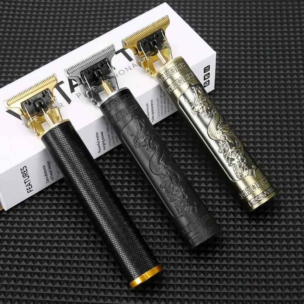 T9 USB Hair Clipper Kit: Precision Grooming with Multiple Nozzles