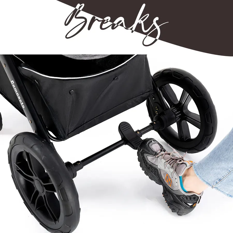 Teknum 3 in1 Compacto Travel Stroller (Black)