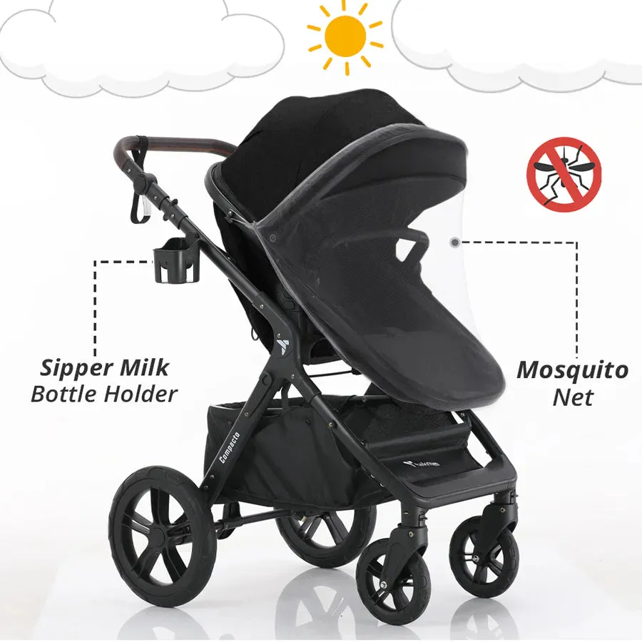 Teknum 3 in1 Compacto Travel Stroller (Black)