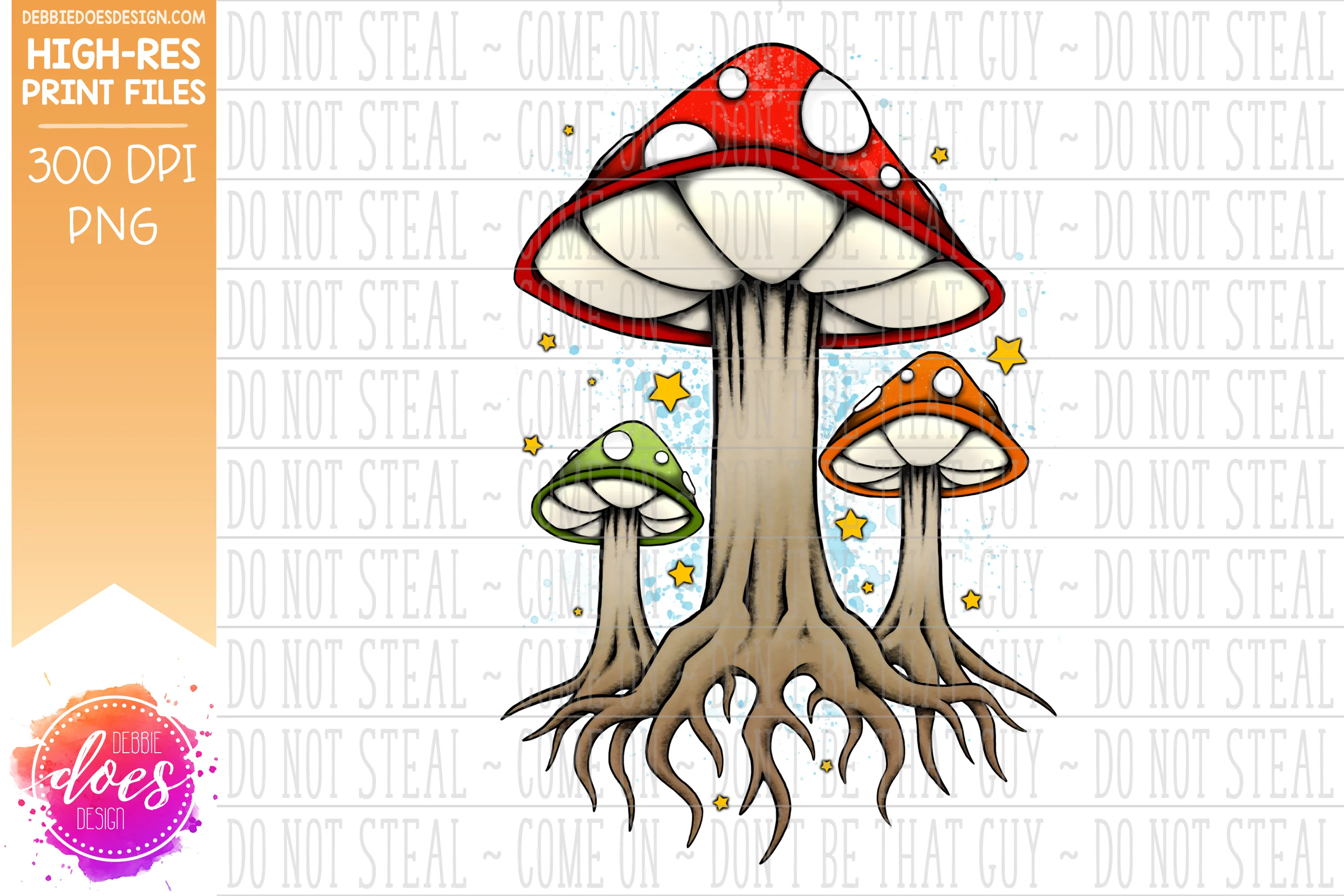 The Magical Mushroom Bundle - Sublimation/Printable Design   Bonus SVG