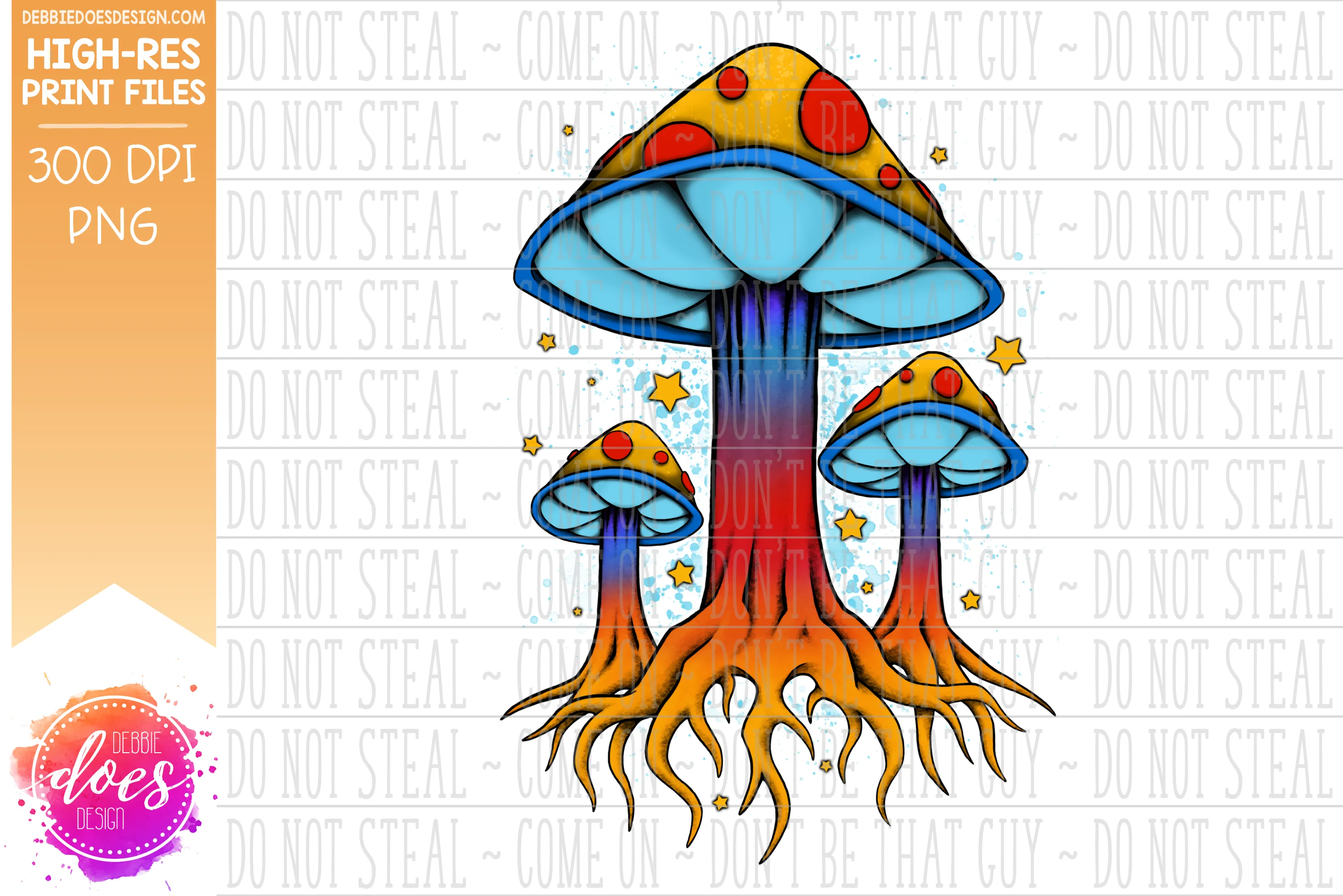 The Magical Mushroom Bundle - Sublimation/Printable Design   Bonus SVG