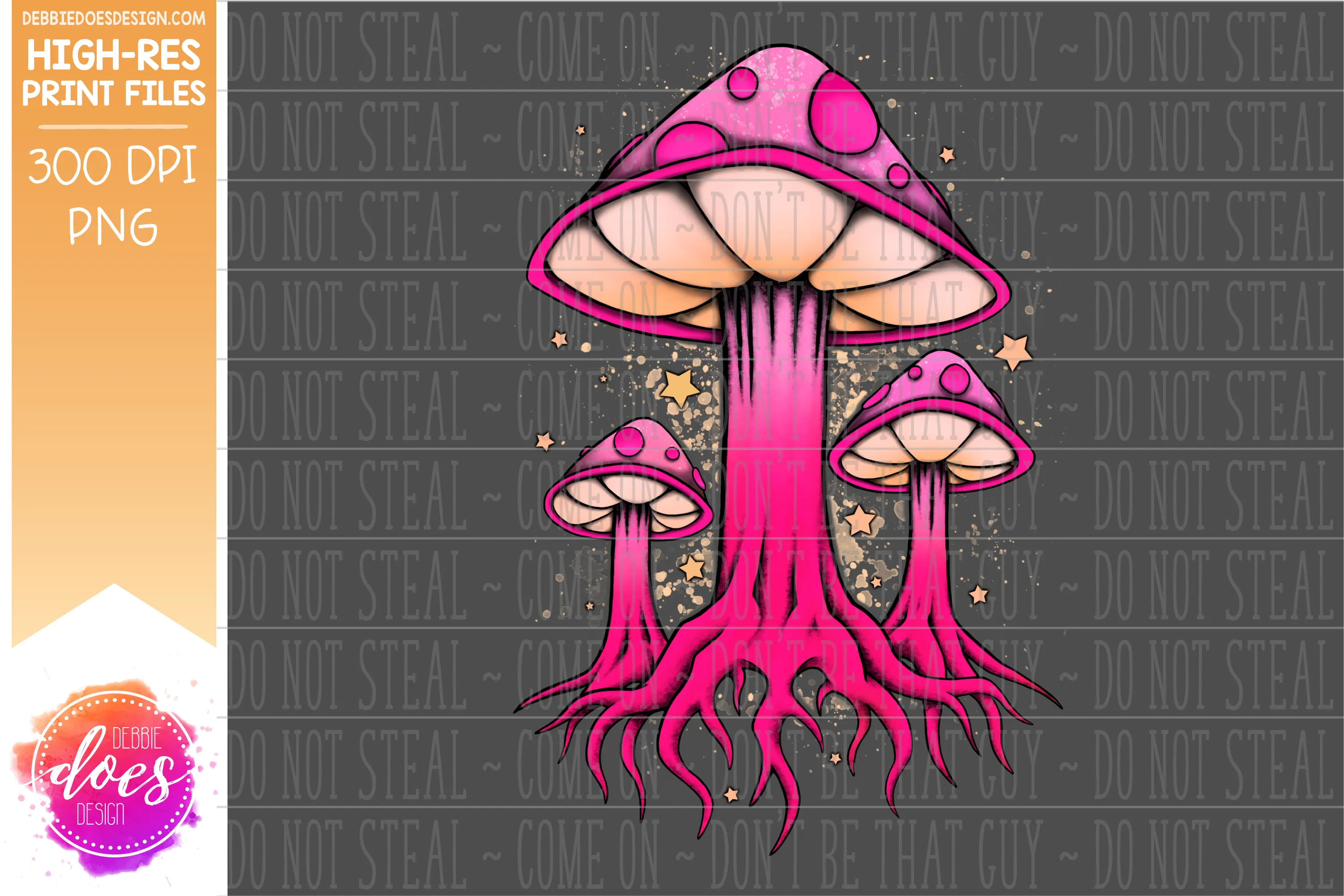 The Magical Mushroom Bundle - Sublimation/Printable Design   Bonus SVG