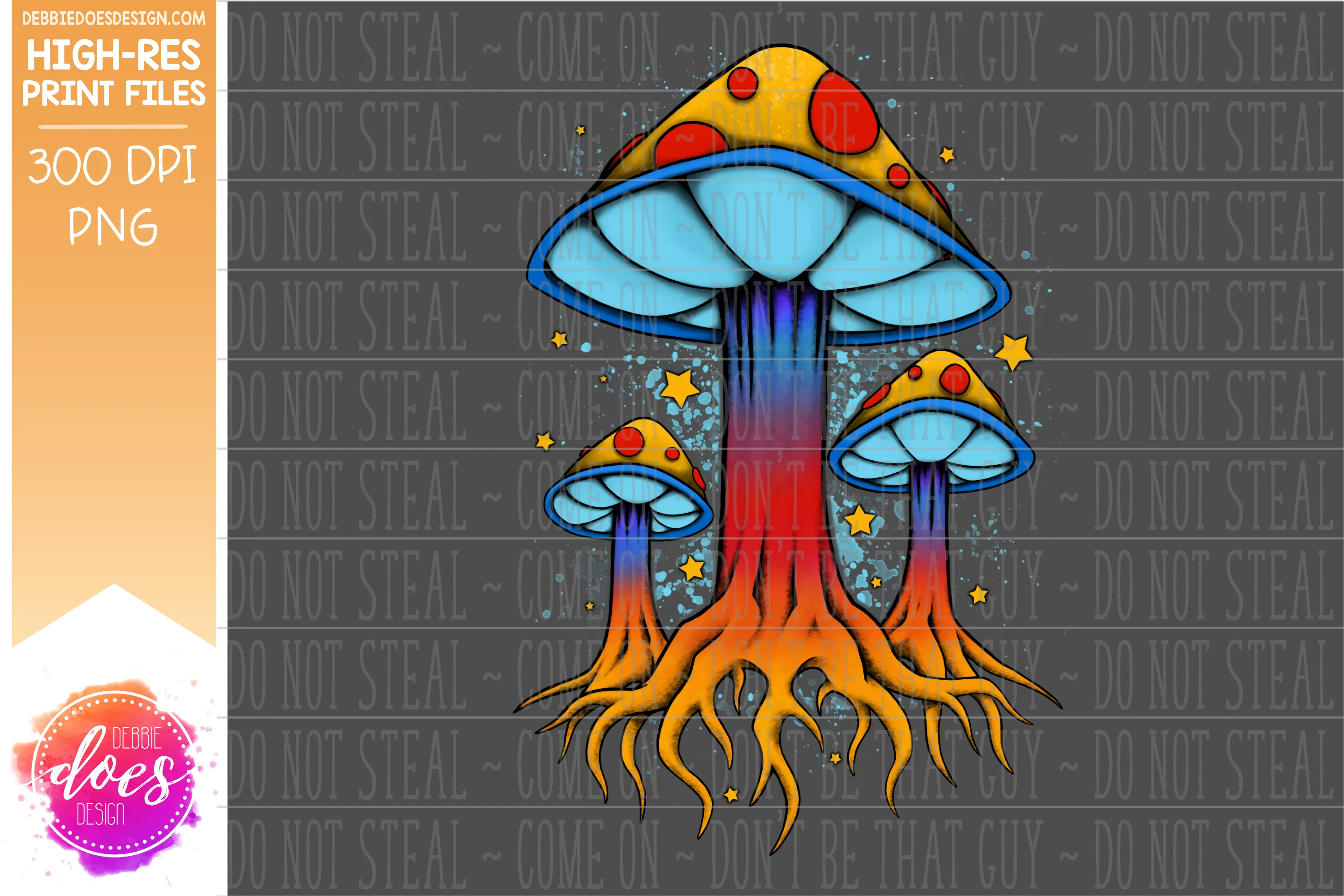 The Magical Mushroom Bundle - Sublimation/Printable Design   Bonus SVG