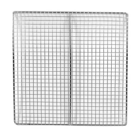 Thunder Group SLRACK1313 13-1/2" x 13-1/2" Nickle Plated Fryer Screen