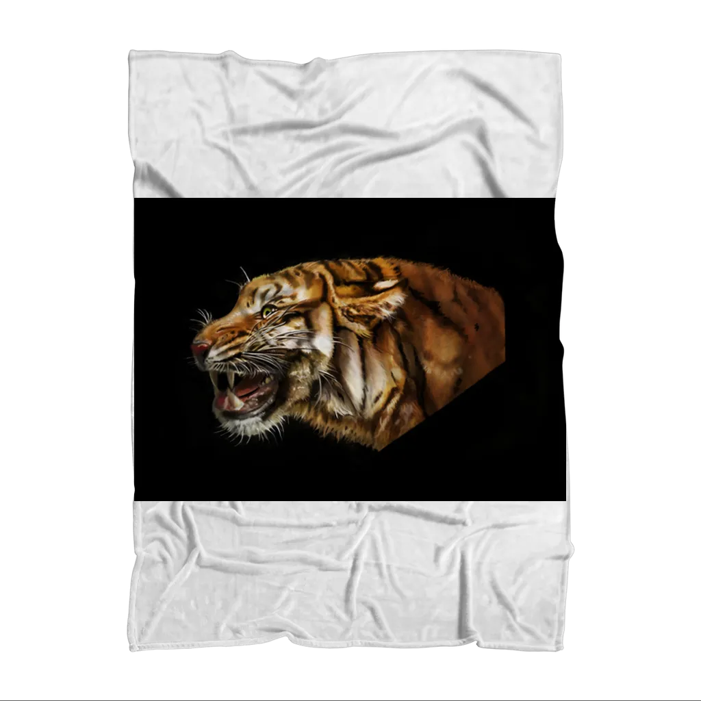 Tiger Sublimation Throw Blanket